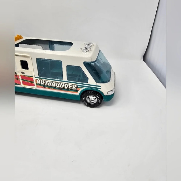 Vintage Nylint Outbounder RV 1996 Metal White Aqua Pink Camper Roadtrip Vehicle - Picture 8 of 14